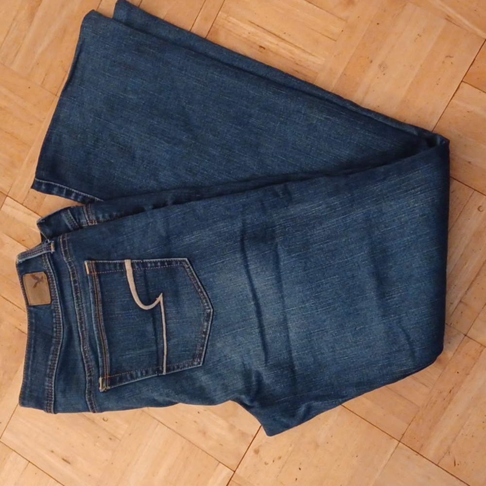 American eagle outfitters jeans size 18 long kick boot super stretch